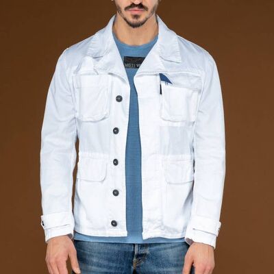 MALSHI, cotton jacket - BIANCO