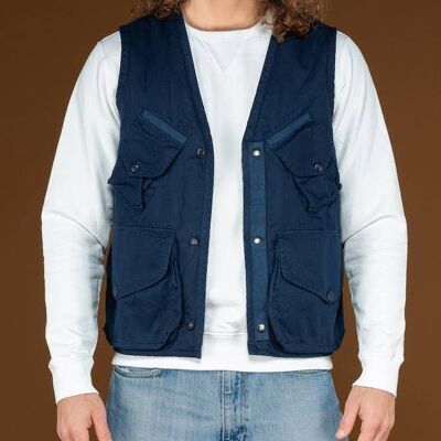 STABYHOUN, cotton vest - BLU
