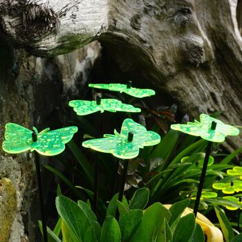 Lot de 5 décorations de jardin moyennes 'Gatekeeper Butterfly' 7