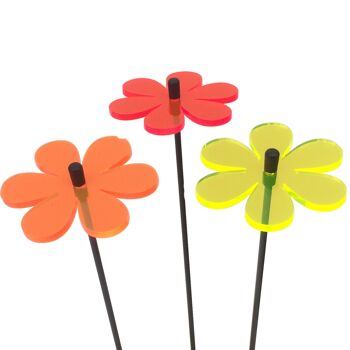 Set de 3 petites décorations de jardin 'Daisy' 3