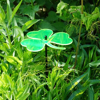Grand ornement de décoration de jardin 'Shamrock'