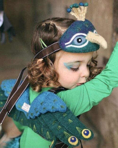 Piers Peacock Head Dress and Wings - by Sew Heart Felt