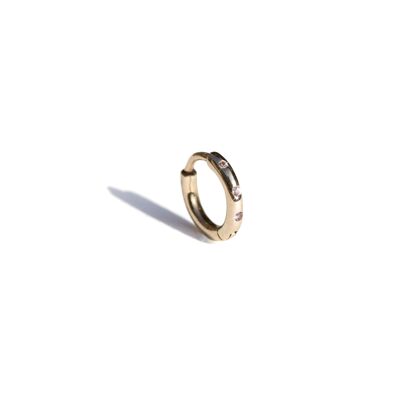 ORPHÉE CREOLE LEMON - 9k gold single buckle & sapphires