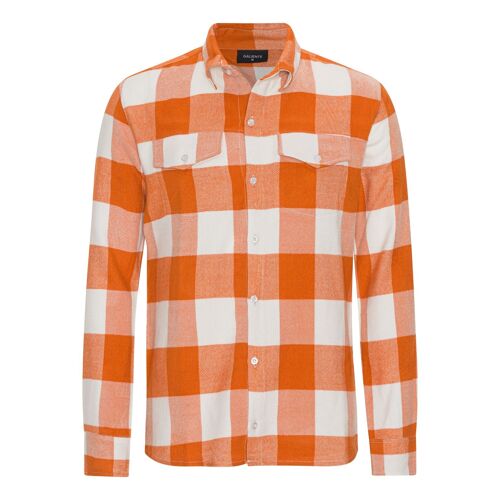 Flannel shirt orange
