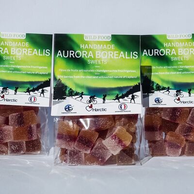 Caramelos artesanales de aurora boreal