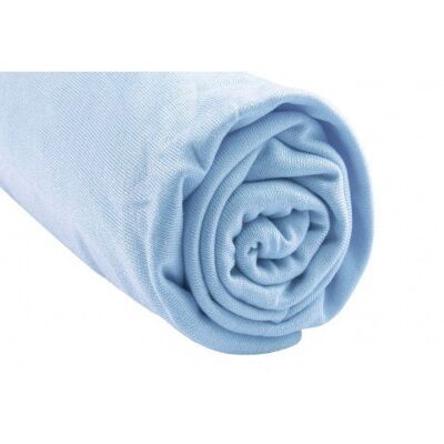 Bamboo fitted sheet 90x190 / 90x200 cm - Sky