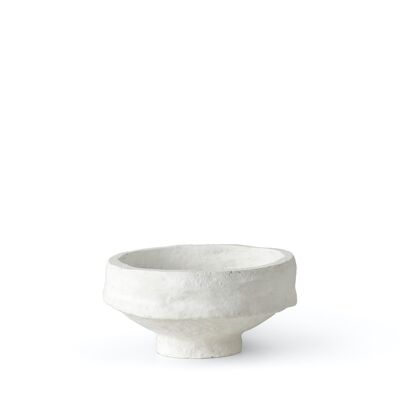SUSTAIN Sculptural Bowl, medium white