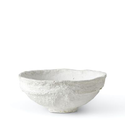 SUSTAIN Sculptural Bowl, large white