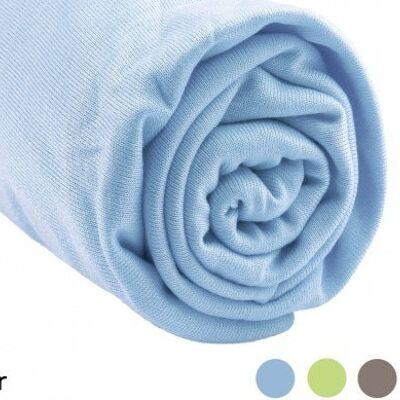 Lenzuolo con angoli in bambù letto matrimoniale 140x190 / 140x200 cm - Rosa
