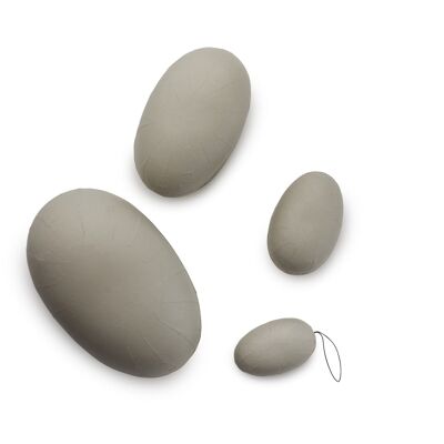fill me eggs - set of 4, nude grey