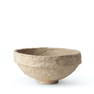 SUSTAIN Sculptural Bowl, large sand
