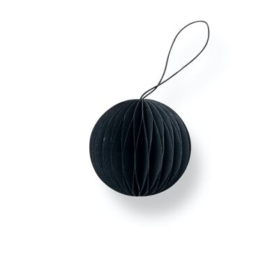 SUSTAIN folded ornament, scoop black