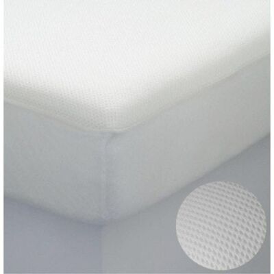 Cojín de colchón de malla 3D transpirable - PU impermeable - 40x80 cm