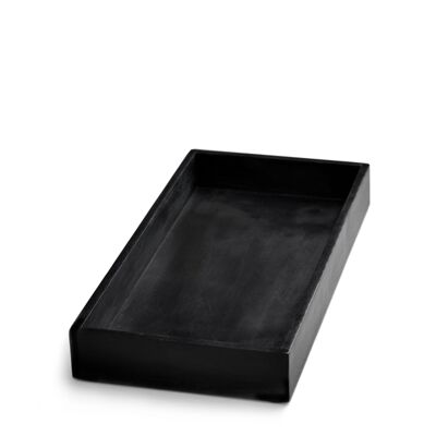 marblelous tray, black