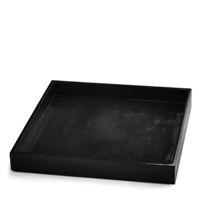 marblelous tray large, black