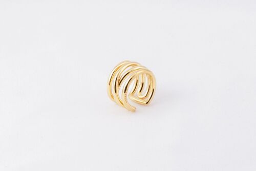 L'INTÉGRALE, BAGUE RÉVERSIBLE - vermeil