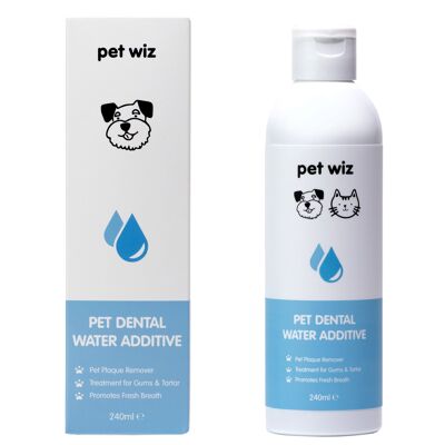 Additif d'eau dentaire pour chiens et chats