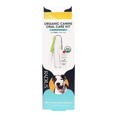 Kit di soluzioni dentali organiche per cani - Adulto