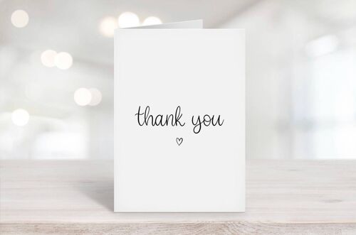 Simple Thank You Card