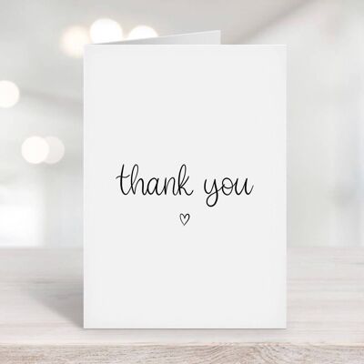 Simple Thank You Card