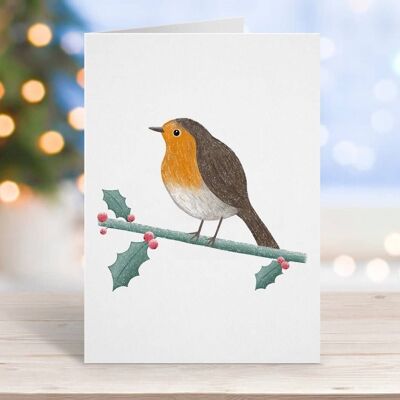 Robin Weihnachtskarte
