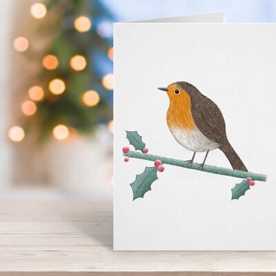 Robin Christmas Card