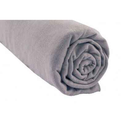 Set di 3 Lenzuola con angoli in 100% cotone biologico - 60x120 cm - Nocciola