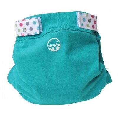 Petit Pea Hybrid Cloth Diaper (panties only), Size S (3-7 kg) - Turquoise