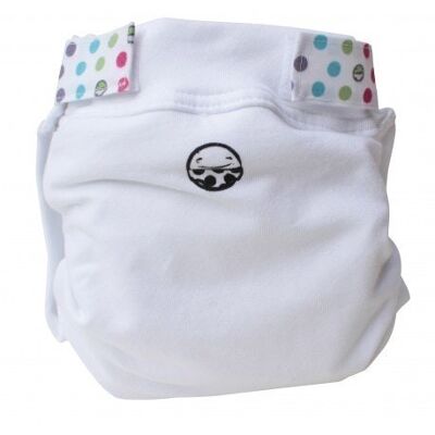 Small Pea Hybrid Washable Diaper (panties only), Size M (5-11 kg) - White