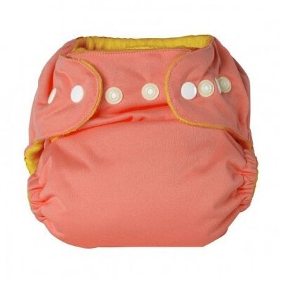 Couche lavable bébé Sweet Lili, Taille Junior (11-20 kg) - Orange