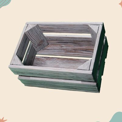 Tendones Forestales - Caja de Madera Gris M