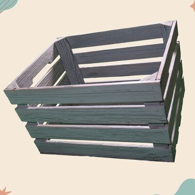 Tendones Forestales - Caja de Madera Gris XL