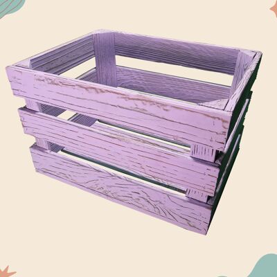 Tendones Forestales - Caja de Madera Púrpura L