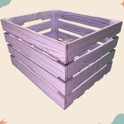 Tendones del Bosque - Caja de Madera Morada XL