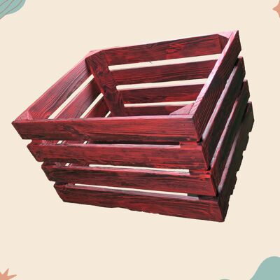Tendini della foresta - Scatola di legno rossa XL