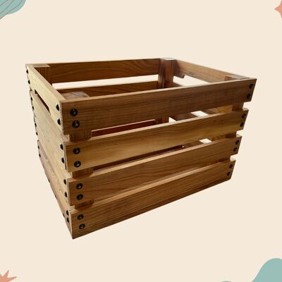 Tendones del bosque - caja de madera de cerezo naturaleza