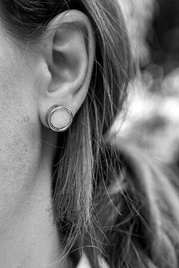 Alcée - Boucles d’oreilles - Argent 2