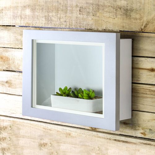 3D Box Frame in Silver 10" x 8" | M&W