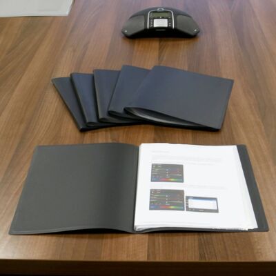 A4 Display Folder - Set of 6 Black | Pukkr