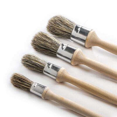 Chalk & Wax Brush - Set of 4 | Pukkr