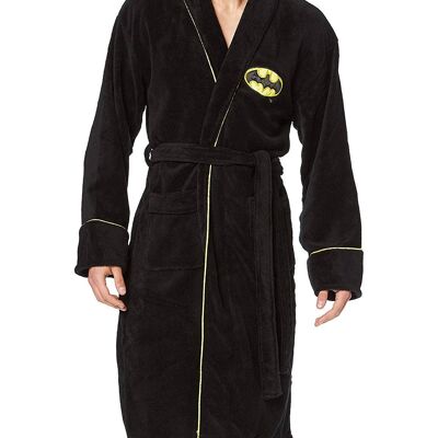 Classic Batman (DC Comics) Unisex Fleece Dressing Gown Black