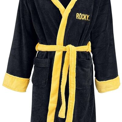 Rocky Italian Stallion Black Bathrobe