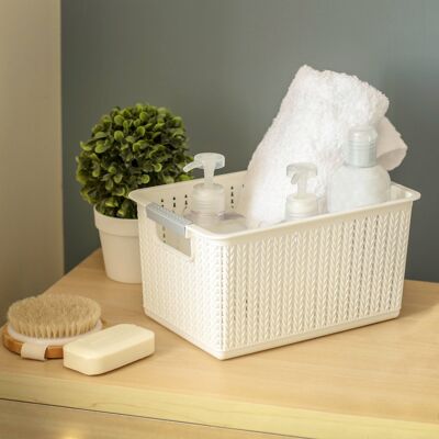 Storage Baskets - Set Of 5 White | Pukkr