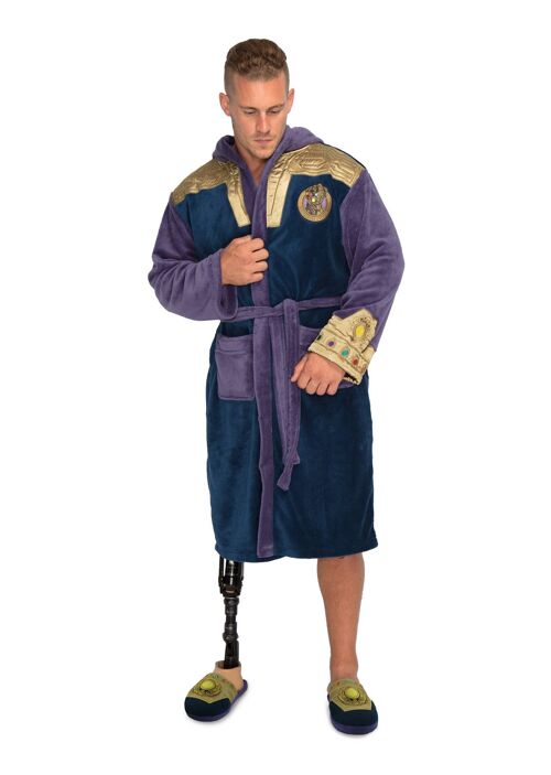 Thanos Outfit Marvel Fleece Adult Robe