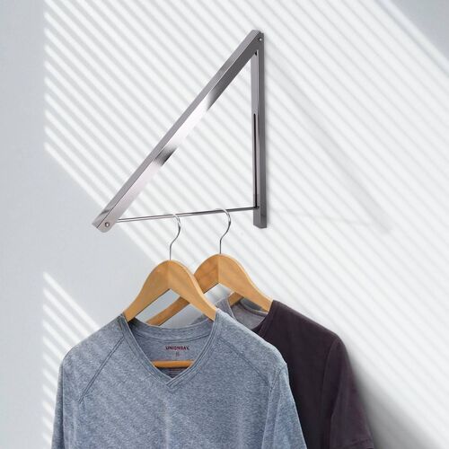 Wall Mounted Folding Clothes Hanger Single | M&W
