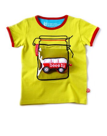 T-shirt bouteille jaune + jouet poisson 8