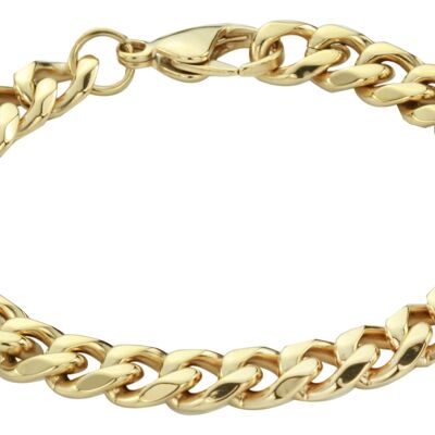 Traveller Bracelet Stainless Steel gold plated - 21 cm - 181037