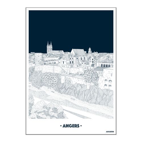 postcard "ANGERS"