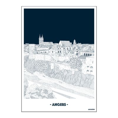 Postkarte "ANGERS"