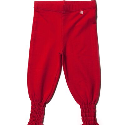 Red precious leggings